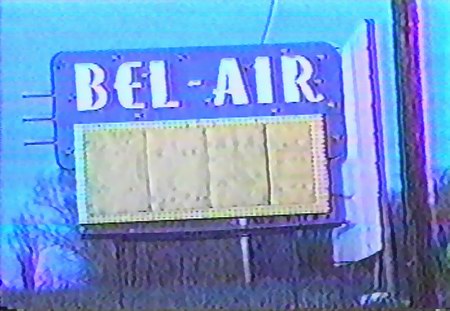 Bel Air Drive-In Theatre - Marquee From Darryl Burgess (newer photo)